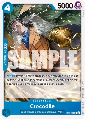 Carte One Piece Crocodile ST17-001 C