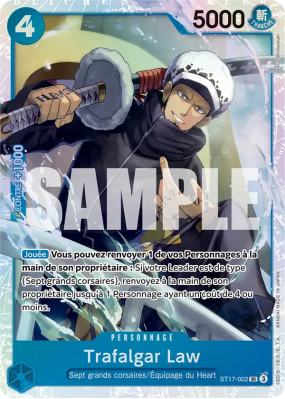 Carte One Piece Trafalgar Law ST17-002 SR