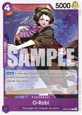 Carte One Piece O-Robi OP05-063 C ST18
