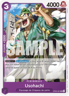 Carte One Piece Usohachi OP05-061 UC ST18