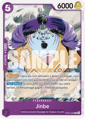 Carte One Piece Jinbe OP05-066 C ST18