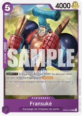 Carte One Piece Fransuké OP05-070 UC ST18