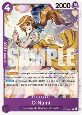 Carte One Piece O-Nami ST18-002 C