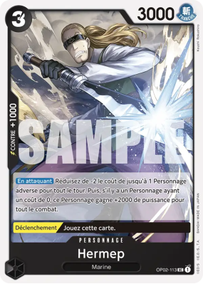 Carte One Piece Hermep OP02-113 UC ST19