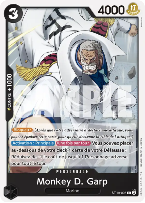 Carte One Piece Monkey D. Garp ST19-005 C