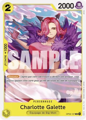 Carte One Piece Charlotte Galette OP03-107 C ST20