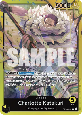 Carte One Piece Charlotte Katakuri OP03-099 L ST20