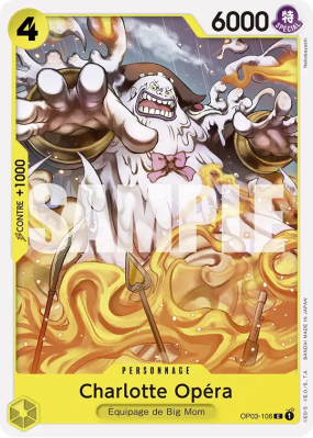 Carte One Piece Charlotte Opéra OP03-106 C ST20