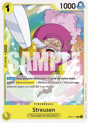 Carte One Piece Streusen OP03-115 R ST20
