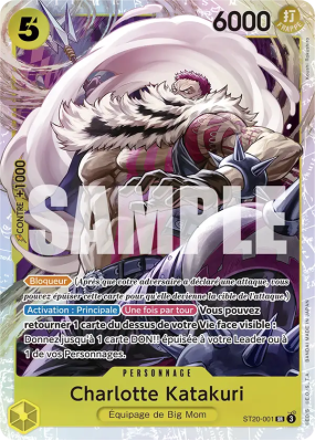 Carte One Piece Charlotte Katakuri ST20-001 SR