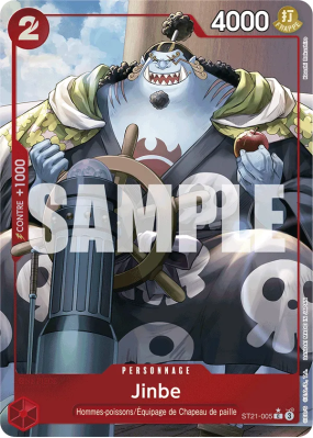 Carte One Piece Jinbe ST21-005 C ALT ART