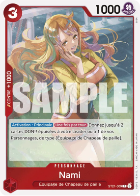Carte One Piece Nami ST21-009 C
