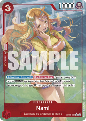 Carte One Piece Nami ST21-009 C ALT ART