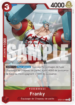Carte One Piece Franky ST21-011 C