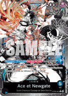 Carte One Piece Ace et Newgate ST22-001 L ALT ART
