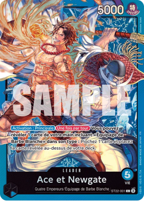 Carte One Piece Ace et Newgate ST22-001 L