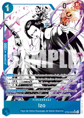 Carte One Piece Izo ST22-002 SR ALT ART