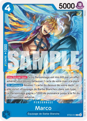 Carte One Piece Marco ST22-012 C
