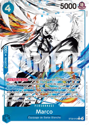 Carte One Piece Marco ST22-012 C ALT ART