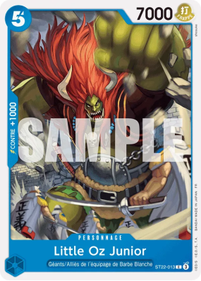 Carte One Piece Little Oz Junior ST22-013 C