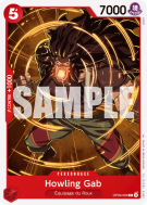 Carte One Piece Howling Gab OP09-006 C ST23