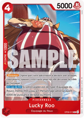 Carte One Piece Lucky Roo OP09-015 R ST23