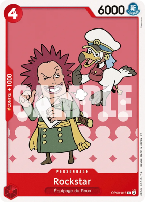 Carte One Piece Rockstar OP09-016 C ST23