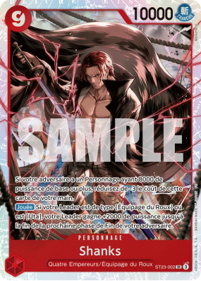 Carte One Piece Shanks ST23-002 SR