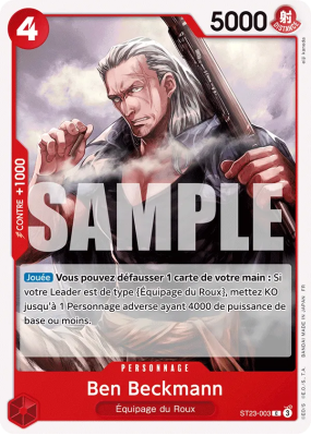 Carte One Piece Ben Beckmann ST23-003 C