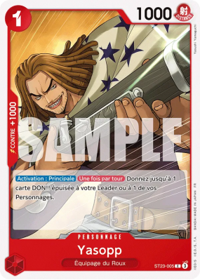Carte One Piece Yasopp ST23-005 C