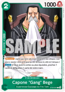 Carte One Piece Capone "Gang" Bege ST24-001 C