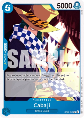 Carte One Piece Cabaji OP09-045 UC ST25