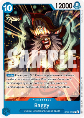 Carte One Piece Baggy OP09-051 R ST25