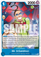 Carte One Piece Mr 3 (Galdino) OP09-056 R ST25