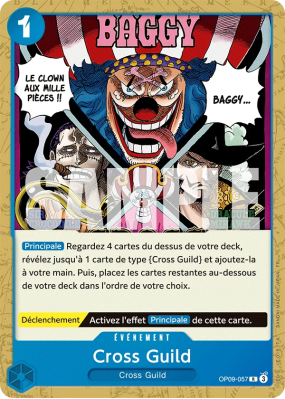 Carte One Piece Cross Guild OP09-057 R ST25