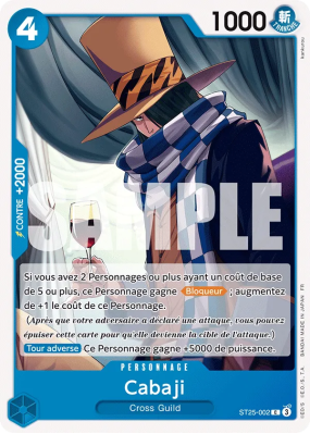 Carte One Piece Cabaji ST25-002 C
