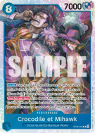 Carte One Piece Crocodile et Mihawk ST25-003 SR