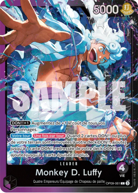 Carte One Piece Monkey D. Luffy OP09-061 L ST26