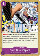 Carte One Piece Gum Gum Gigant OP09-078 R ST26