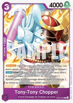 Carte One Piece Tony-Tony Chopper ST26-002 C