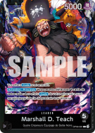 Carte One Piece Marshall D. Teach OP09-081 L ST27