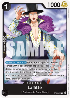 Carte One Piece Laffitte OP09-095 R ST27
