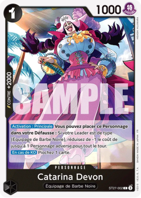 Carte One Piece Catarina Devon ST27-002 C