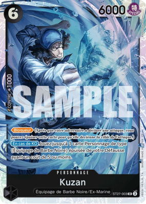 Carte One Piece Kuzan ST27-003 SR