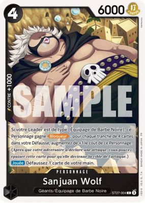 Carte One Piece Sanjuan Wolf ST27-004 C