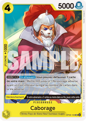 Carte One Piece Caborage OP06-100 UC ST28