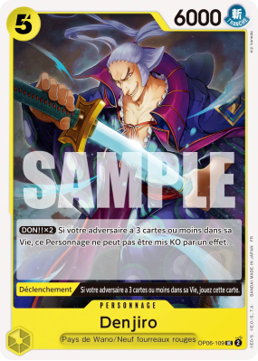Carte One Piece Denjiro OP06-109 UC ST28