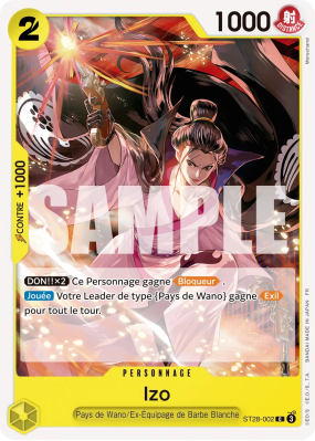 Carte One Piece Izo ST28-002 C