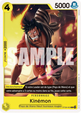Carte One Piece Kinémon ST28-003 C