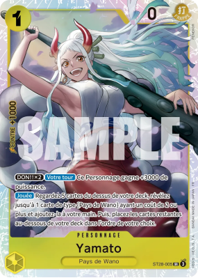 Carte One Piece Yamato ST28-005 SR